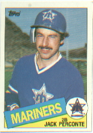 1985 Topps Baseball Cards      172     Jack Perconte